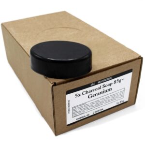 Sapun cu Carbon Activat 85g - Mușcată - Fără Etichetă
