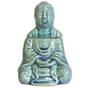 Buddha Așezat Aroma Lampă - Albastru