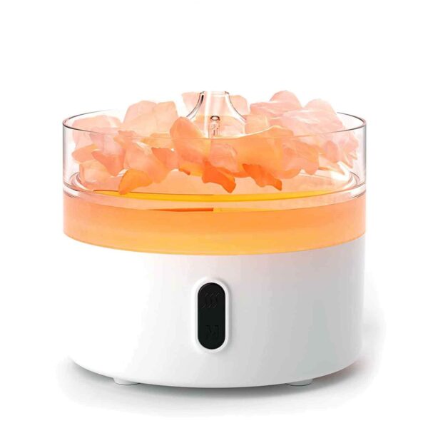 bG9jYWw6Ly9tZWRpYS85Uy9BQy82MFIzMEMxRzZSVktBQzlTLzA3ZTFjMGIxLmpwZWc Difuzor de Aromă pentru Sare de Himalaya - Lumină de Noapte - USB-C - Efect de Flacără