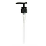 Pompă pentru Sticlă de Medicamente din Sticlă, Plastic Negru, 28 mm