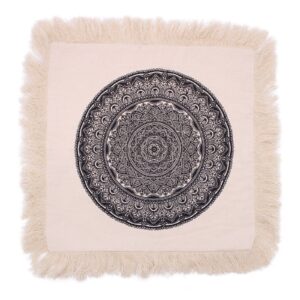 Pernă Mandala Tradițională - 45x45cm - Negru