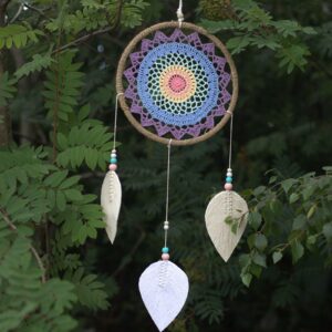 Dream Catcher (Prinzător de Vise) - Mare - Color - Elemente