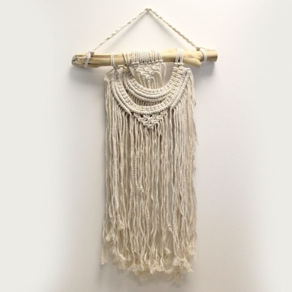 Decorațiune Macrame pentru Perete - Trei Valuri