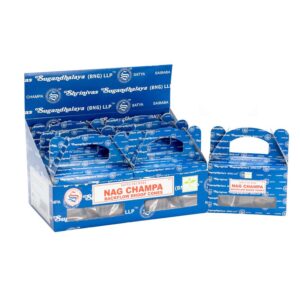 Cutie cu 24 de Conuri Fum Curgător- Satya Nag Champa