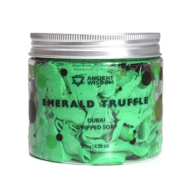 bG9jYWw6Ly9tZWRpYS8xRy9BRC82MFIzMEMxSjY0VEtBRDFHLzVlYmE2MjhjLmpwZw Săpun Frișcă Dubai – Emerald Truffle 120g