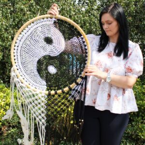 Prinzător de Vise Bali - Extra Mare Yin Yang 50cm