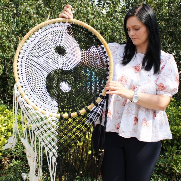 Prinzător de Vise Bali - Extra Mare Yin Yang 50cm