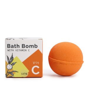 Bombă de Baie cu Vitamina C și Uleiuri Esențiale