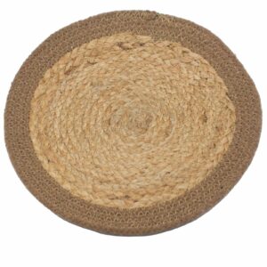 Șervet Natural - Iută și Bumbac 30cm - Bordură Naturală