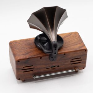 Mini Boxă Retro cu Dublu Gramofon – Bluetooth