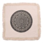 Pernă Mandala Tradițională - 60x60cm - Negru