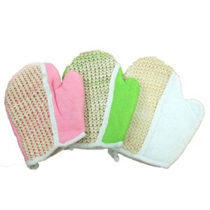 Mănușă de Iută - Extra Exfoliantă Diferite Culori