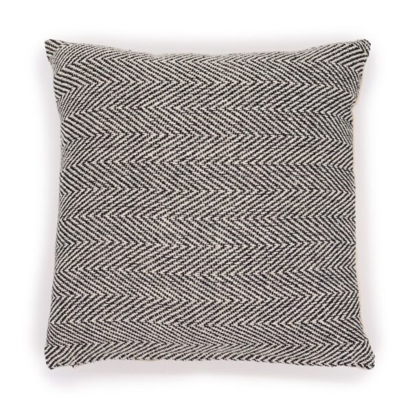 Husă de Pernă Clasică - Herringbone Fine Gri - 40x40cm