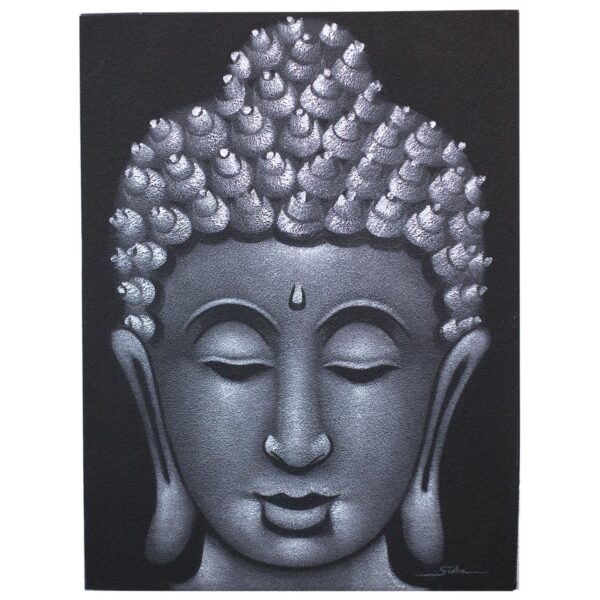 bG9jYWw6Ly9tZWRpYS8xSC80RS82MFIzMEMxRzZNV0s0RTFIL2Y4MmExNzlkLmpwZWc Tablou Buddha - Finisat cu Nisip Gri