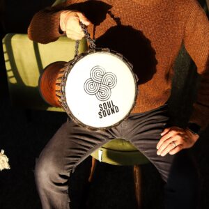 Tobă Djembe Pro Mare – Soul Sound (ton jos) – 50 cm (22 cm diametru)