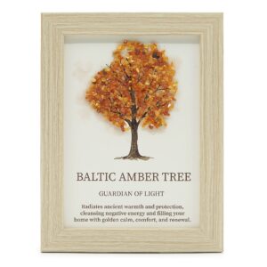 Tablou cu Pietre Prețioase – Arborele Vieții – Chihlimbar Baltic
