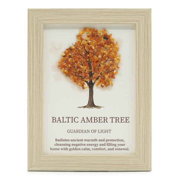 Tablou cu Pietre Prețioase – Arborele Vieții – Chihlimbar Baltic