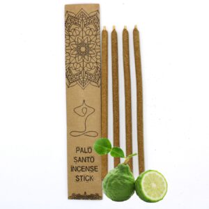 Bețișoare mari de tămâie Palo Santo - Bergamotă