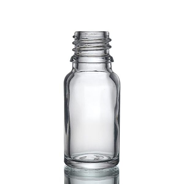 Sticlă de Sticlă Transparentă 10ml - Fără Capac