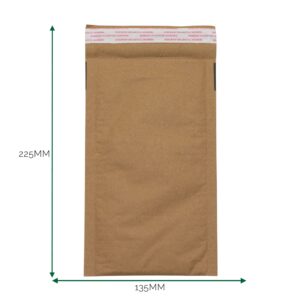 Plic kraft căptușit tip fagure (honeycomb) (135x225+40 mm)