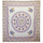 Tapițerie de Perete/Pânză de Plajă - Elefant Mandala - Turcoaz/Albastră pe Crem