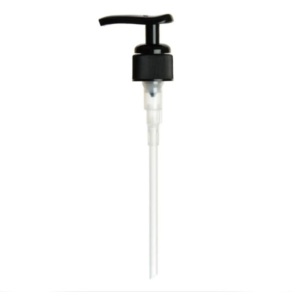 Cap pompa negru din plastic pentru sticlă Boston chihlimbar 500 ml (230 ml & 500 ml) 22-410 Cap pompa negru din plastic pentru sticlă Boston chihlimbar 500 ml (230 ml & 500 ml) 22-410