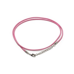 Pachet de Șnururi Cerate cu Închidere -  2mm x 55cm - Roz 102