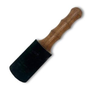 Băț din Lemn - 18x4cm - Mâner Dublu Curbat pentru Gong