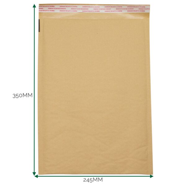 Plic kraft căptușit cu bule (245x350+40 mm)