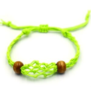 Șnururi pentru Brățări cu Pietre Prețioase 20-28cm/7.8-11inch - Verde