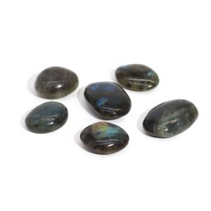 Pietre de Labradorit din Madagascar de Palmă (aprox. 17-40g 35-50mm)