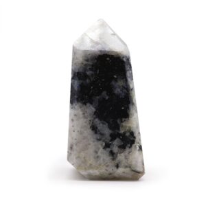 Cristale Semiprețioase cu Vârf – Pachet Mare, aprox. 6 cm (0,5 kg) – Piatra Lunii Indiană (cca 8 bucăți)