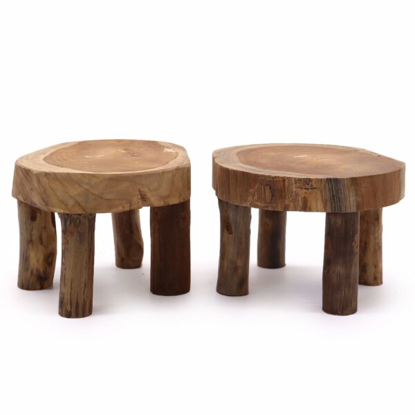 Suport pentru plante Mediu din Tec - 27x15cm