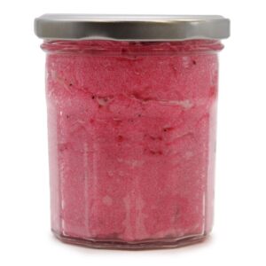 Fără Etichetă Scrub de Corp Parfumat cu Zahăr - Rom cu Căpșuni 300g