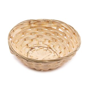 Coș Rotund din Bambus pentru Pâine - 20x7 cm