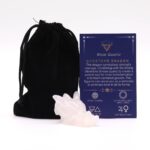 Cap de Dragon Mic din Piatră Prețioasă - Cuarț Roz 45x30x28mm