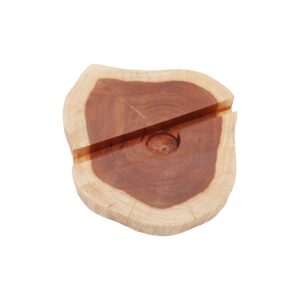 Suport mare pentru telefon din lemn de gamal - Natural