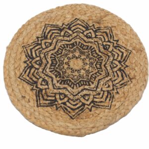Șervet Natural - Iută 30cm - Mandala