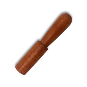 Băț din Lemn - 13cm - Mâner Modelat - Fără Piele