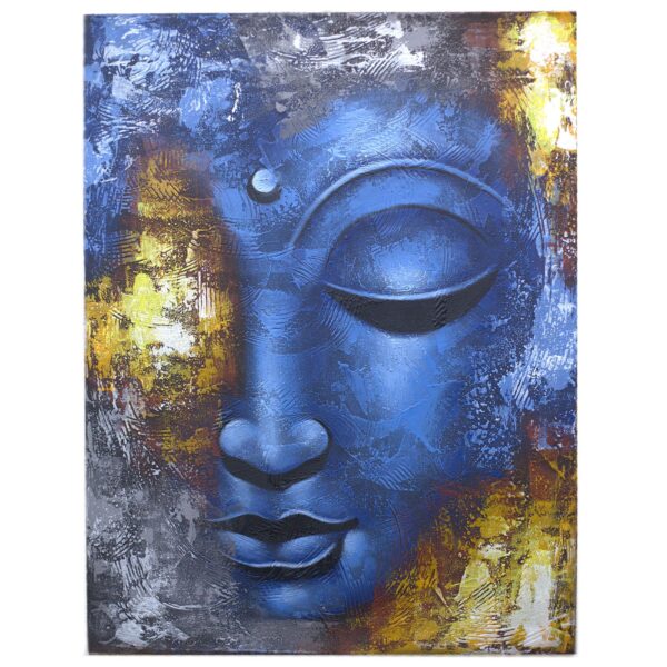 bG9jYWw6Ly9tZWRpYS8xSy82Qy82MFIzMEMxRzZNV0s2QzFLL2NiOGQ0OTdmLmpwZWc Tablou Buddha - Chip Albastru Abstract