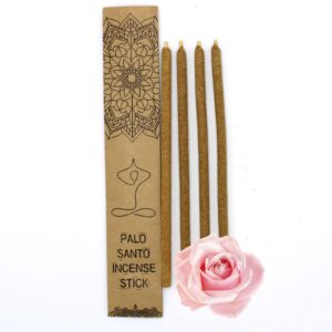 Bețișoare Mari de Tămâie Palo Santo - Trandafiri