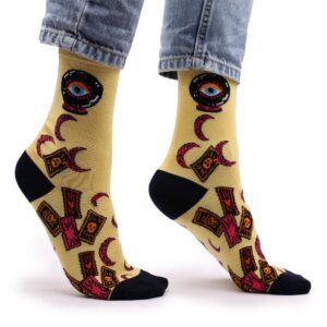 Șosete din bambus Hop Hare (36-40) cu model cărți de tarot
