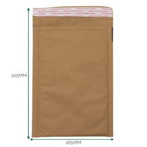 Plic kraft căptușit tip fagure (honeycomb) (165x225+40 mm)