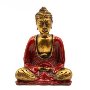 Buddha Roșu - Auriu - Mediu