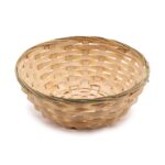 Coș Rotund din Bambus pentru Pâine - 23x8 cm