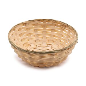 Coș Rotund din Bambus pentru Pâine - 23x8 cm