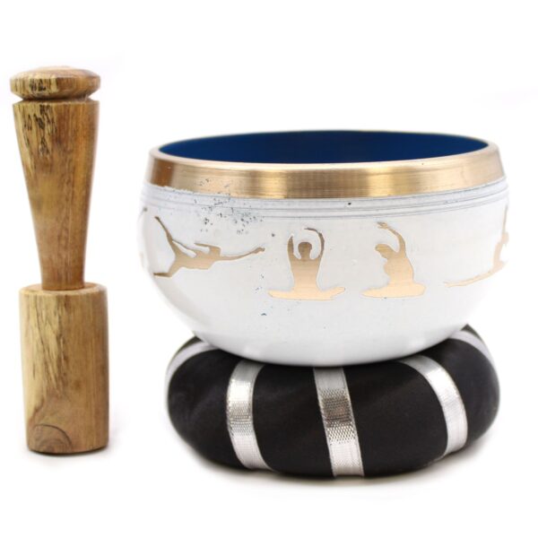 bG9jYWw6Ly9tZWRpYS8xSy8yRC82MFIzMEMxRzZSVksyRDFLL2RjYTA5NzQxLmpwZWc Set de Vase Cântătoare Poziții Yoga - Alb /Albastru 10.7cm