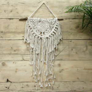 Decorațiune Macrame pentru Perete - Acasă și Inimă