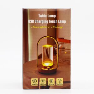 Lampă Tactilă – Felinar Cristal – USB-C, reîncărcabilă (2000 W)