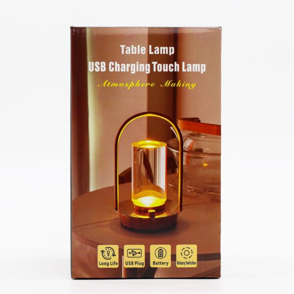 Lampă Tactilă – Felinar Cristal – USB-C, reîncărcabilă (2000 W)